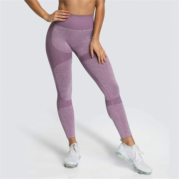 Womens Push Up Yoga Seamless Leggings Ladies Sports Pants Gym Exercise Fitness